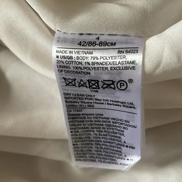 Banana republic tweed sleeveless dress size 4 - Picture 9 of 10